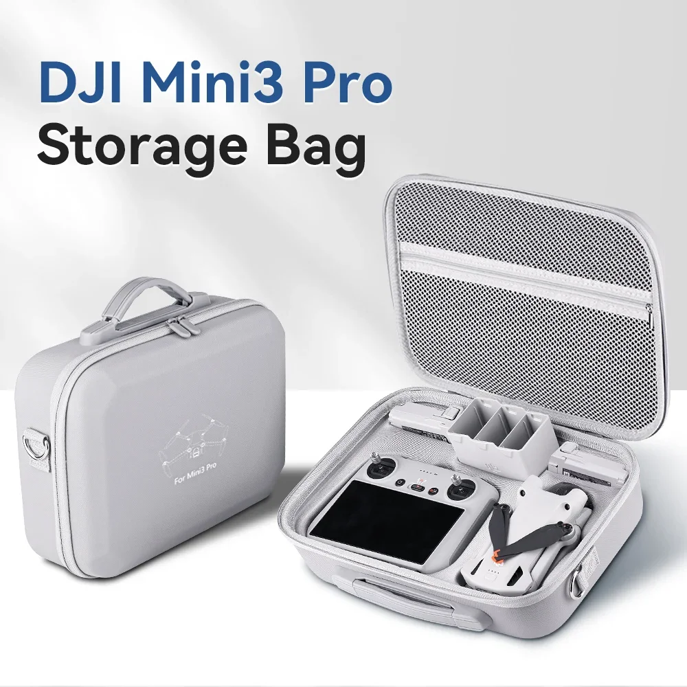 Storage Bag for DJI Mini3/Mini3 Pro Portable Carrying Case  Mini3/Mini3 Pro Drone Accessories Leather Splash-proof Shoulder Bag