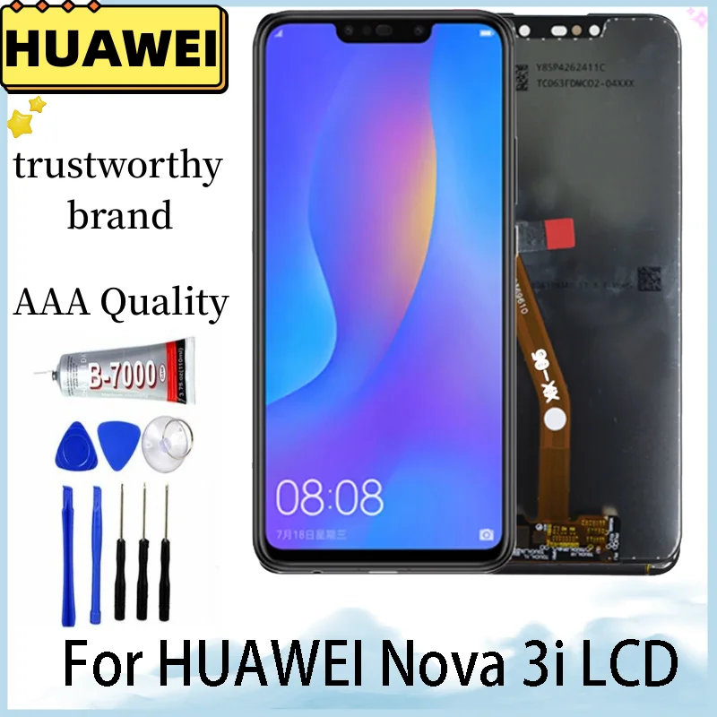 

6.3 inch For Huawei Nova 3i LCD INE-LX1 Display INE-LX2 Touch Screen Replacement For Huawei P Smart Plus 2018 LCD INE-LX2r LCD