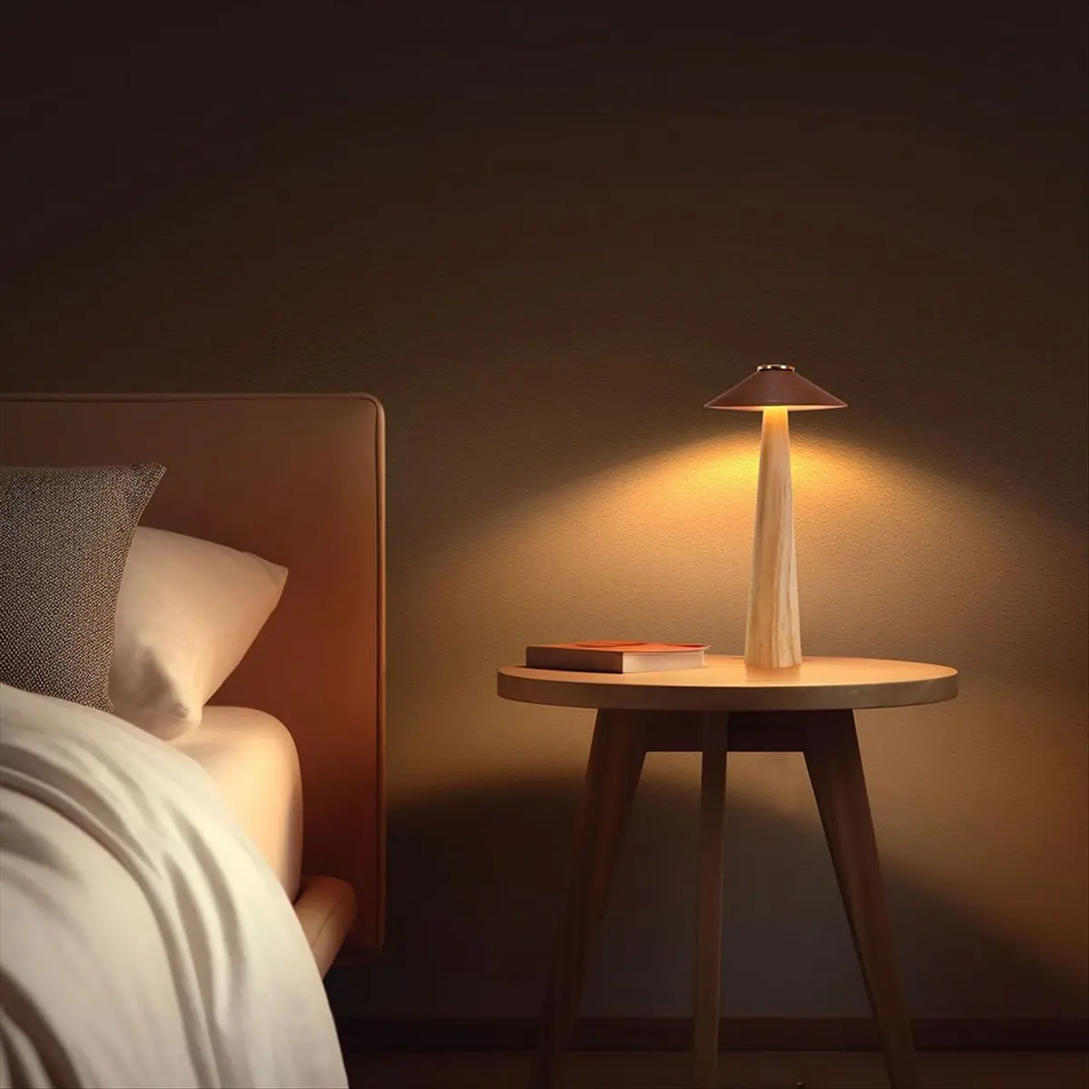 Efficient- Desk Lamp 3 Color Light Changing USB Charging Smart Touch Switch Bedside Lamps Protection Eyes Table Light B