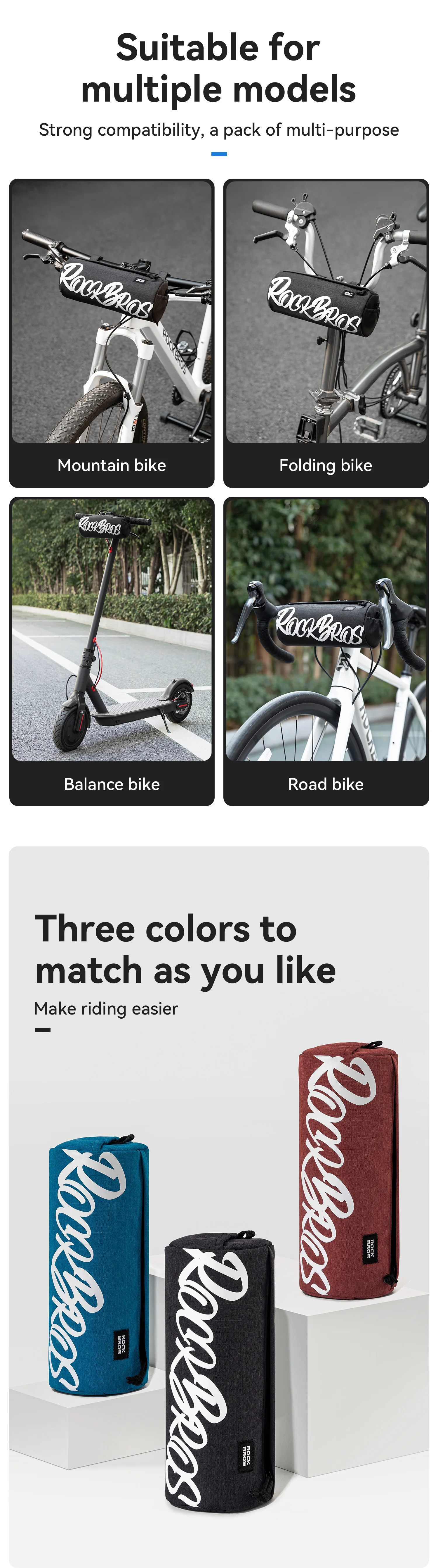 multi-use bike bag