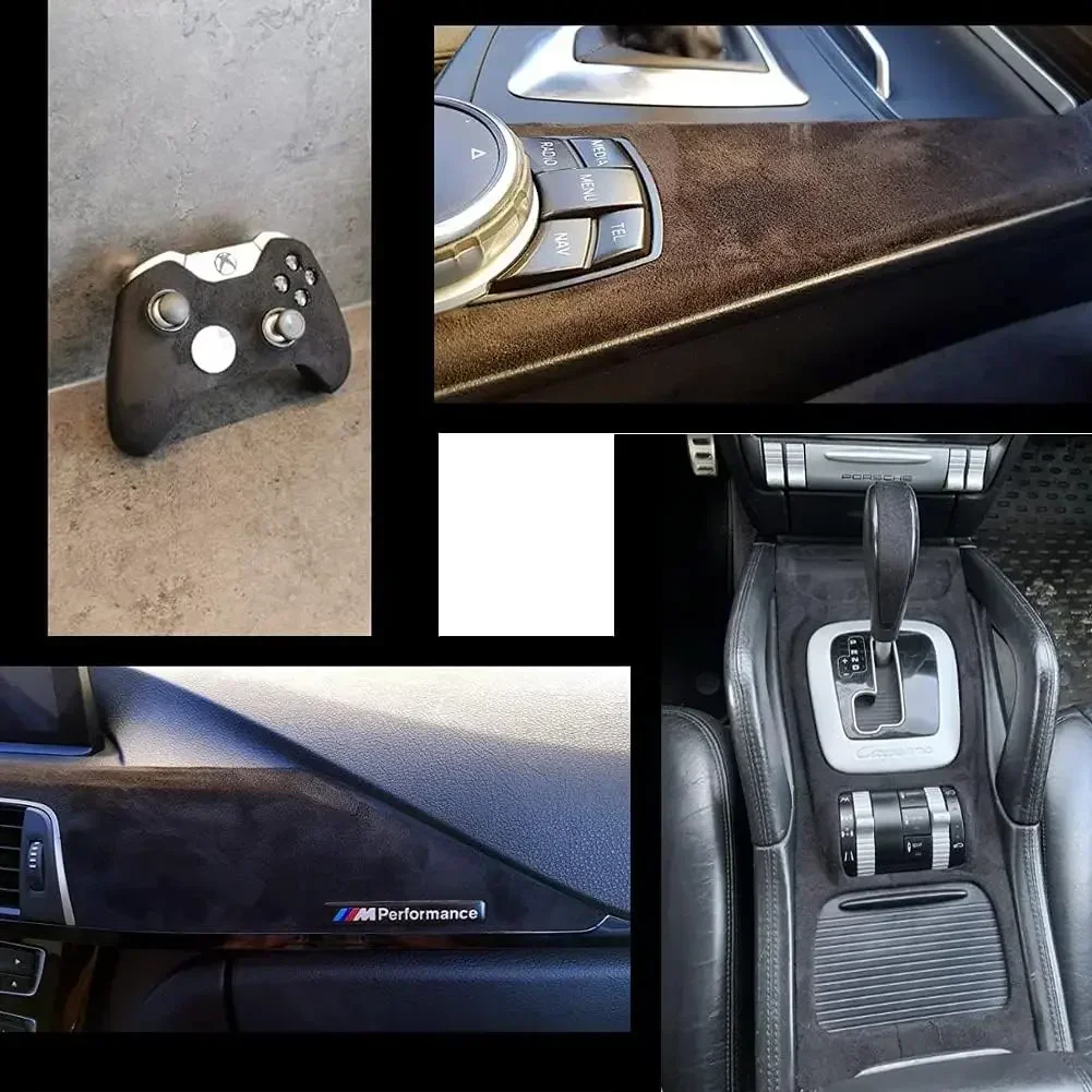 Self Adhesive Leather Sticker Roof Modification Interior Decoration