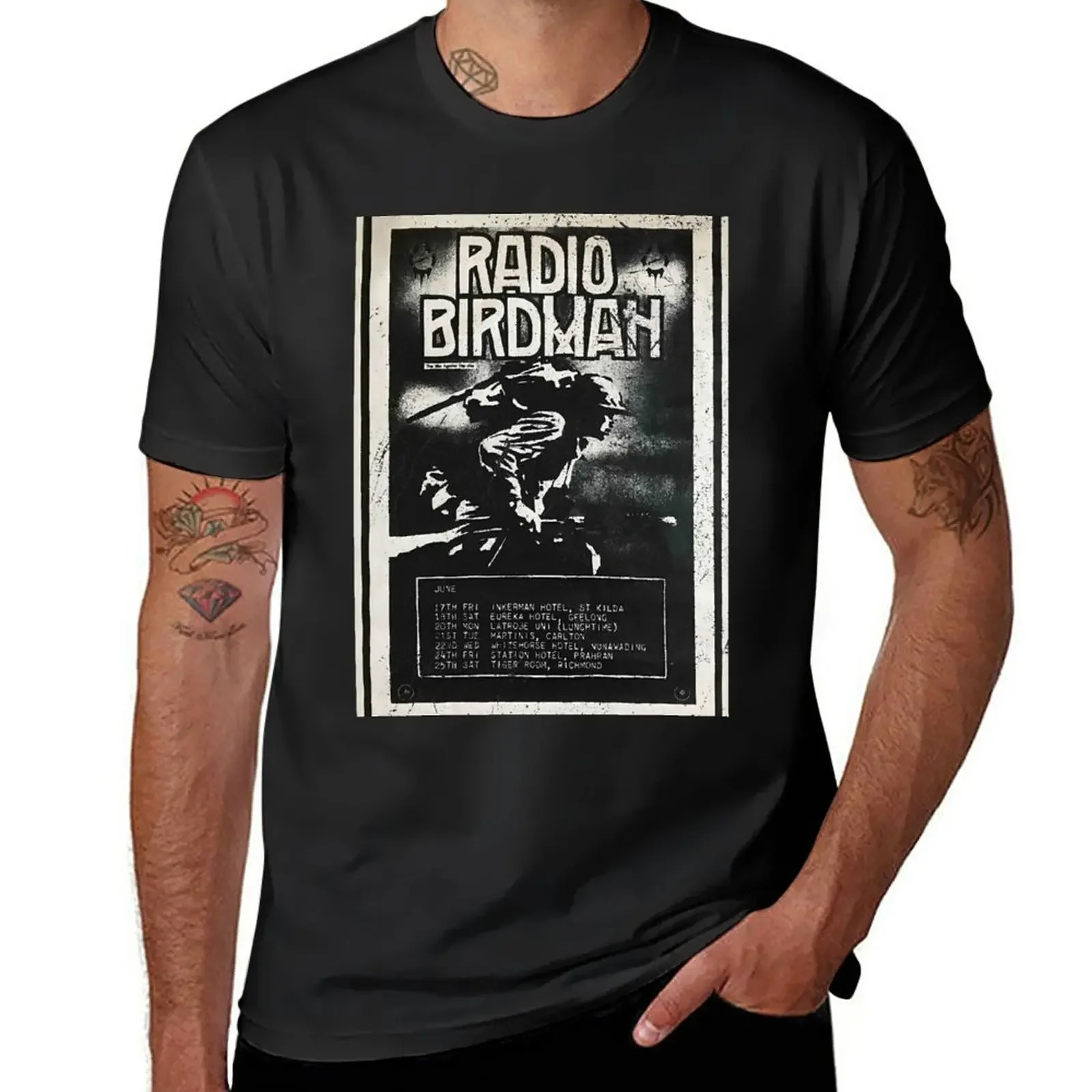 

Radio Birdman Live! T-Shirt animal prinfor boys kawaii clothes T-shirt men