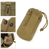 Outdoor Molle Water Bottle Bag Rack Camping Hiking Bicycle Bottle Bag Pulling Rope Multi functional Bottle Bag 3