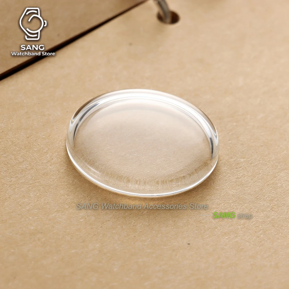 High-Quality Transparent Glass Watch Mirror - Clear Coated Repair Accessory