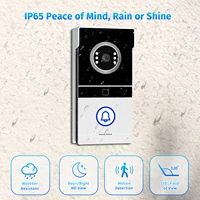 Tuya 2.4GHz WiFi Video Intercom with 7'' HD Display, Dual-Mode Night Vision & Waterproof Design, Video Door Bell for Villa/Gate - Image 5