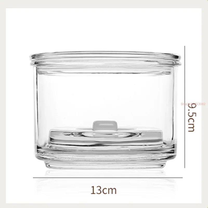 Korean Style Glass Kimchi Jars Household Transparent Light Stain Jars Thickened Glass Weight Stone with Lid Kitchen Kimchi Jars 6