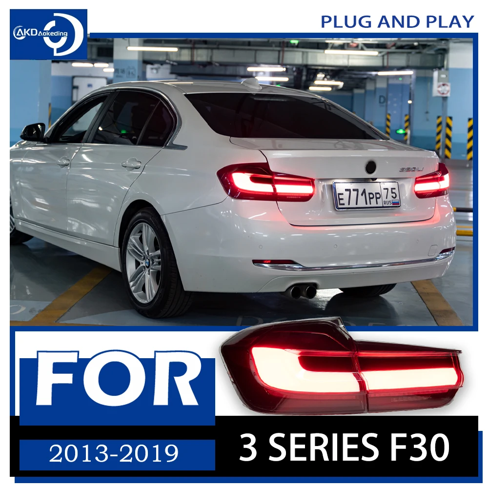 

Задние фонари для BMW 3 серии F30, задние фонари 2013-2019 G20, стиль светодиодный с поворотником, анимация, динамические задние фонари, задний тормоз