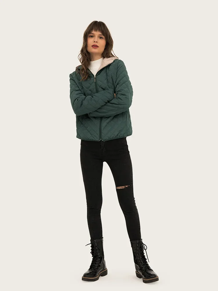2025 Autumn Winter 10 Color Women Basic Jackets Coat Female Zipper Fleece Women Cloths Loose Parkas Quality Parkas Winter Jacket