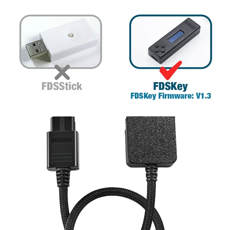 Fdskey용 디스크 시스템 드라이브 에뮬레이터, 케이블 어댑터, 4GB 카드, OLED 디스플레이 포함, 샤프 트윈 패미콤 에뮬레이터