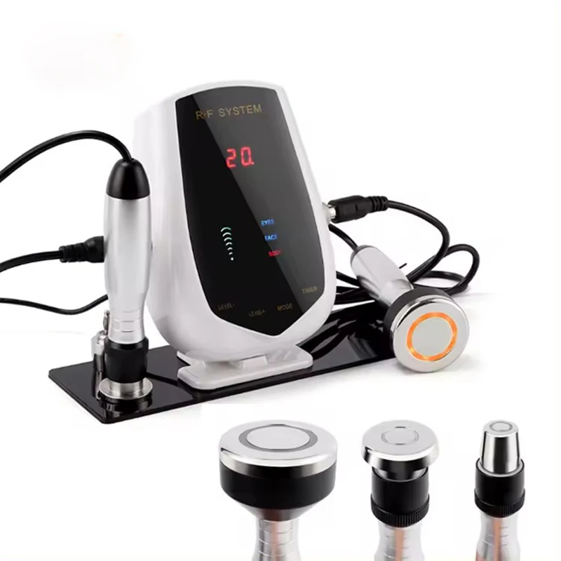 5MHz Radio Frequency RF Lifting Machine RF Facial Device Face Body Eye Tripolar RF Machine Skin Tightening Remove Neck Wrinkle