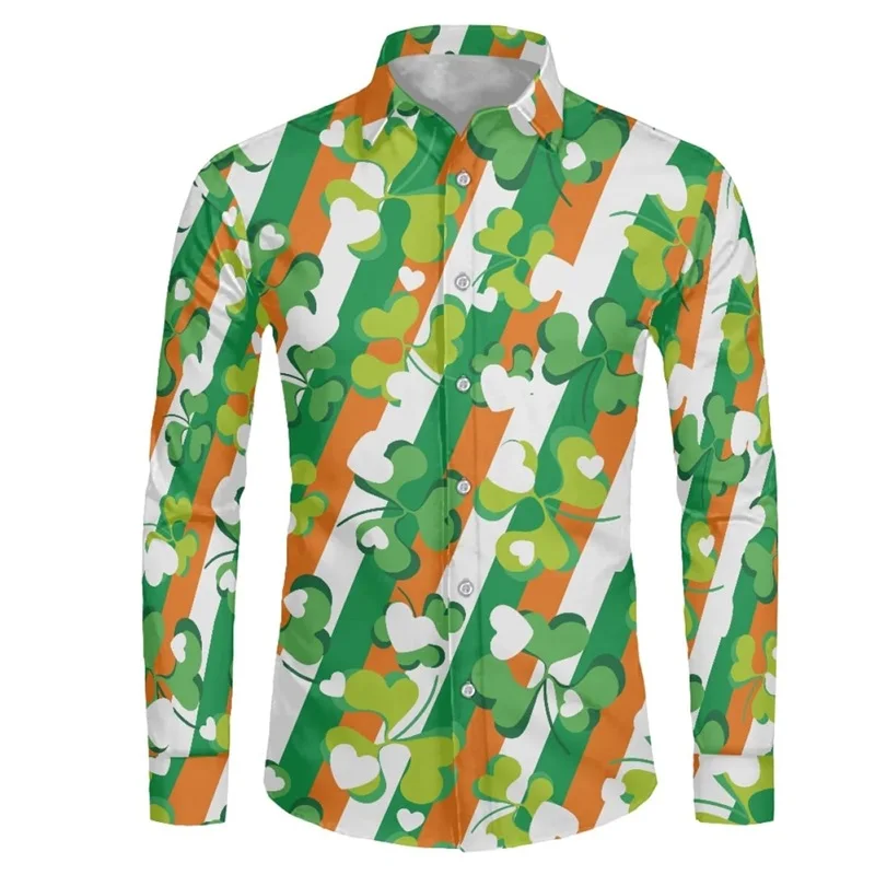thumbnail image 1 of Camisas con estampado abstracto en 3D para hombre, camisas casuales de manga larga con botones y corte regular, camisetas de playa para hombre, camisetas de gran tamaño, 1 of 5