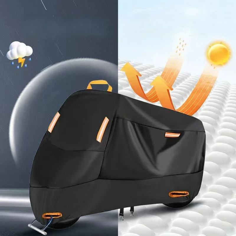All-Weather Waterproof UV-Resistant Motorcycle Shelter Cover