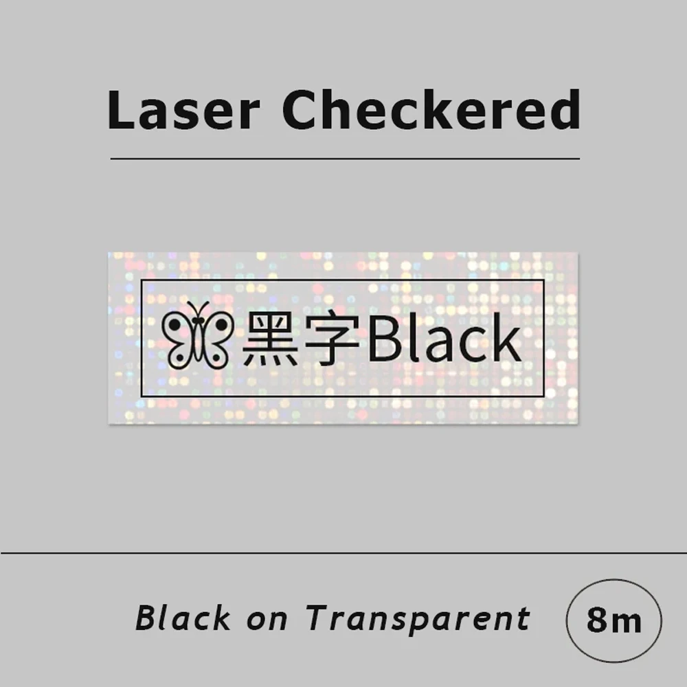 Laser Checkered/Star Label Tape
