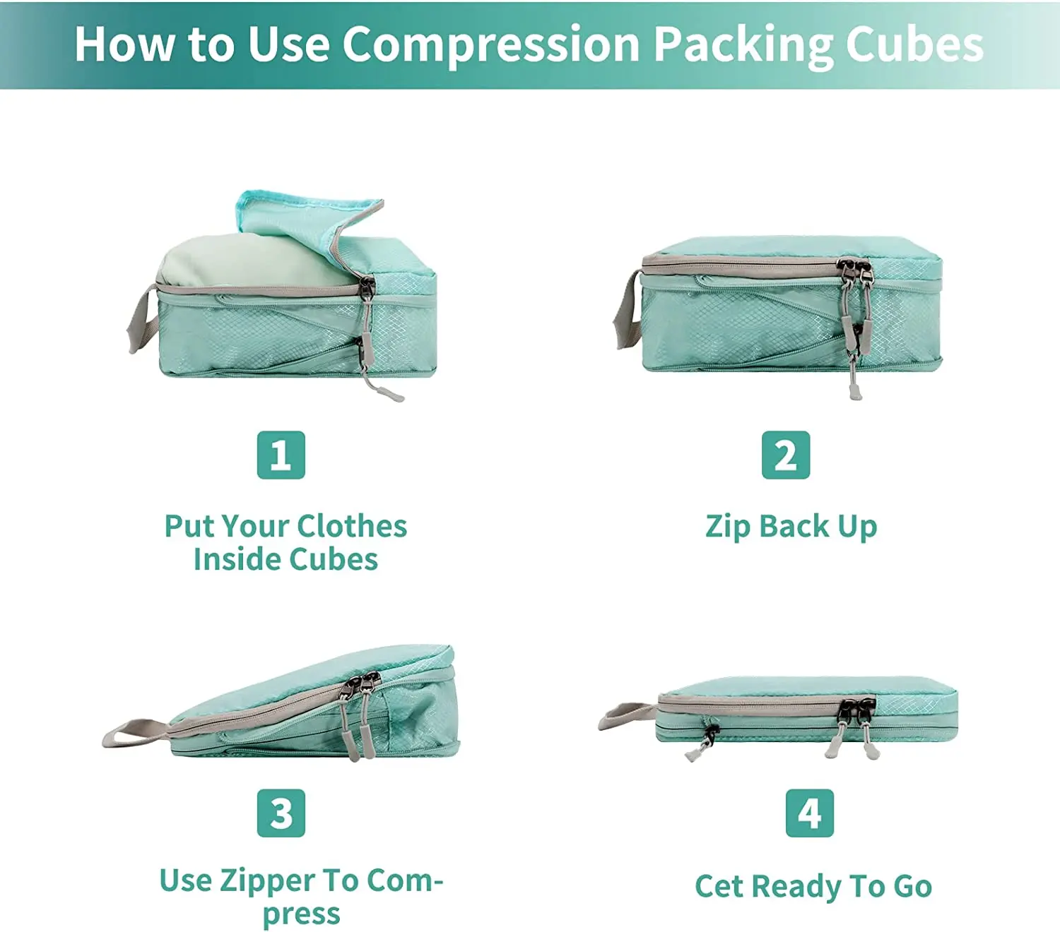 9 pcs Compression Packing Cubes for Suitcases Travel Compression Bags for  Packing Suitcase Organizer Bags Set Travel Accessories - AliExpress