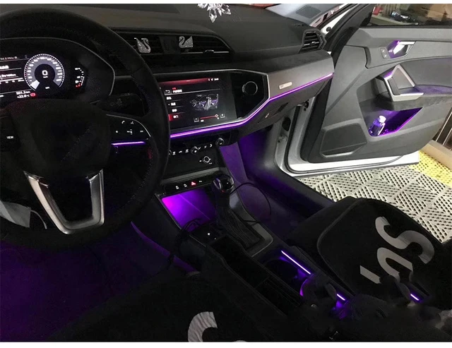 LHD RHD Ambient light For Audi Q3 Q3L 2019-2023 Atmospher interior ambiente  beleuchtung ambiente LED lighting 30 colors - AliExpress