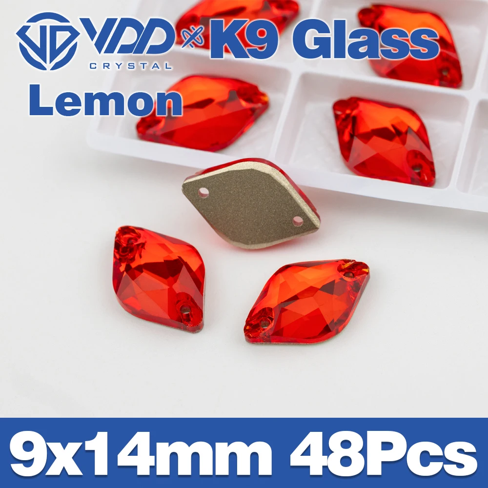VDD S109 Siam Fase Top Qualität K9 Glas Nähen Auf Strass Kristall Nähen Flatback Steine Für Kleidung Kleidungsstück Dekorationen – Detail 18