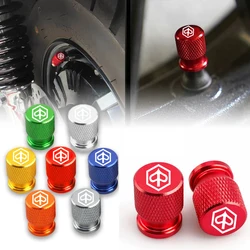 For PIAGGIO Liberty125 MP3 500 Medley Beverly 300 ZIP50 Accessories Motorcycle CNC Aluminum Tire Valve Air Port Stem Cover Caps