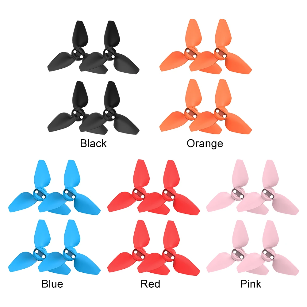 2 Pairs Propellers for DJI Neo Color Paddle Lightweight Drone Propeller Blade Kit Drone Wing Blade for DJI Neo Accessories