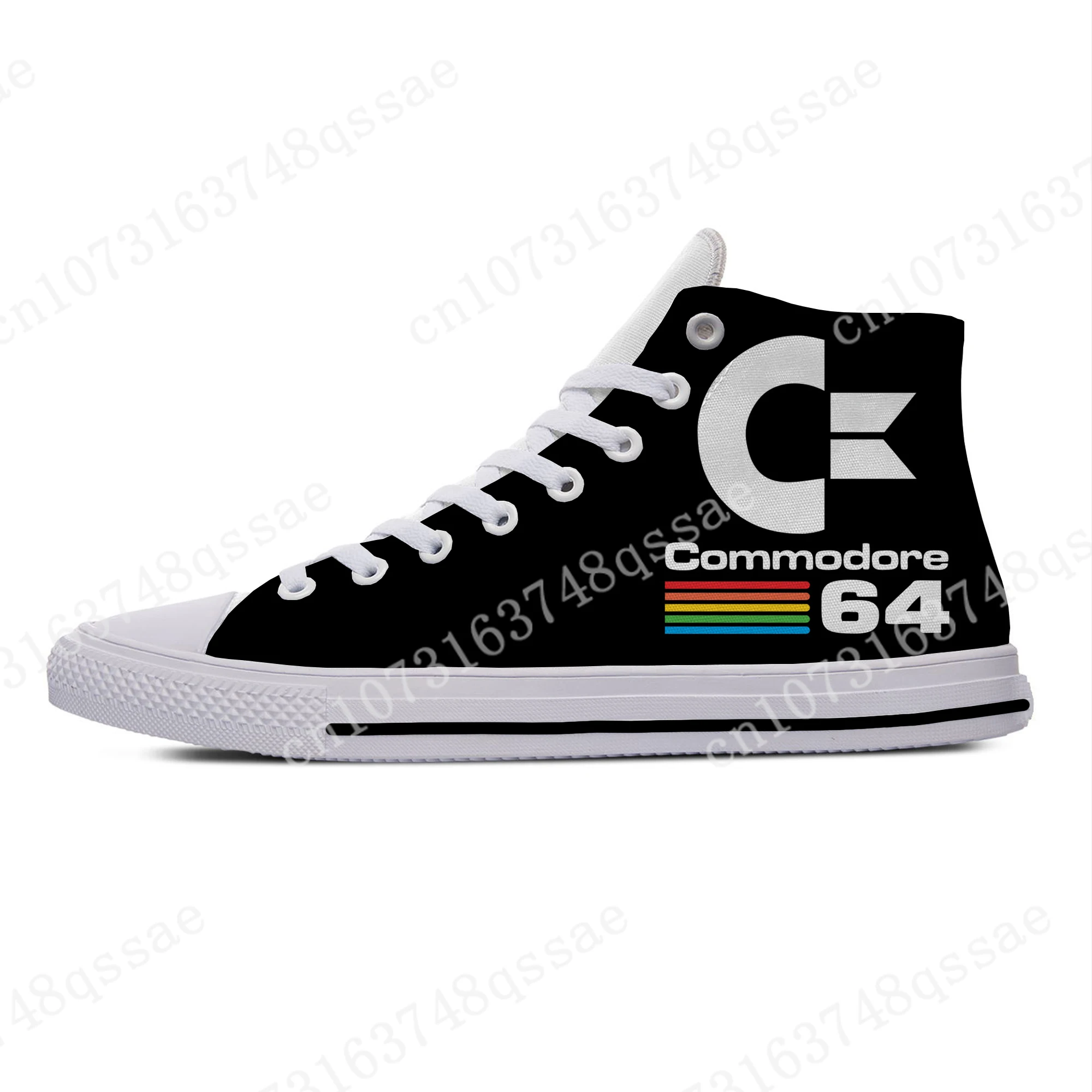 

Commodore 64 C64 SID Amiga Computer Fashion Funny Casual Cloth Shoes High Top Lightweight Breathable 3D Print Men Women Sneakers