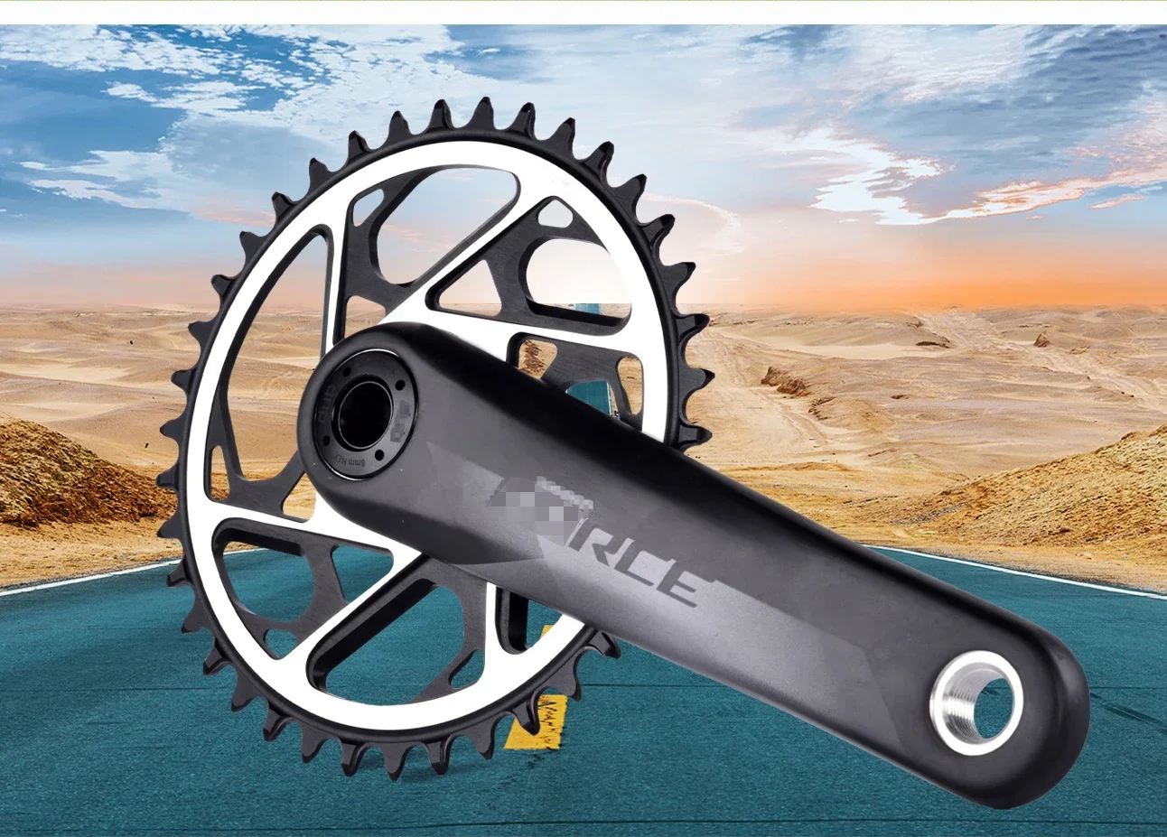 GOLDIX 3mm Offset 8-Loch MTB Kettenblatt CNC Hohl Narrow Wide Kettenrad 36T 38T für SRAM 8-Loch Kurbel 7075 Aluminium – Detail 3