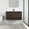 36" Floating Bathroom Vanity with Sink, 36 Inch Single Sink Wall Mounted Bathroom Vanity, with 1 Door and 1 Drawer, Basin Sink 1