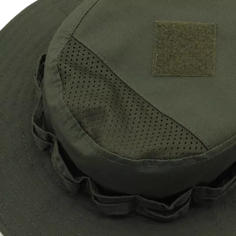 OD Green New Tactics Fans Square Brim Penny Hat Geely Adjustable Breathable Training Hat