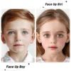 Children Facial Painting Real Person White Background Practice Board  Repeatedly Rinsed Frosted Version 6