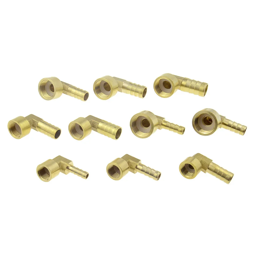 Brass Hose Fitting 4mm-19mm Barb Tail Thread Air Water Pipe Connector