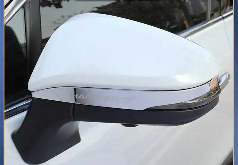 Rear View Mirror Anti-collision Sticker Anti-scratch Strip For Toyota Harrier Venza XU80