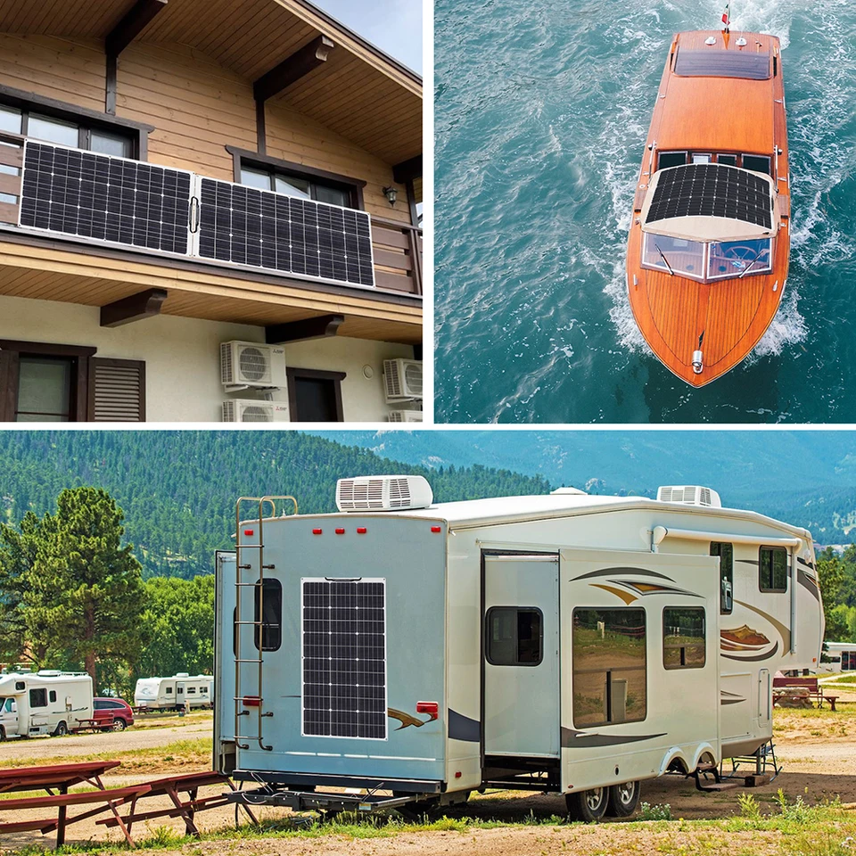 Flexible Solar Panel Kit for Motorhome Camping