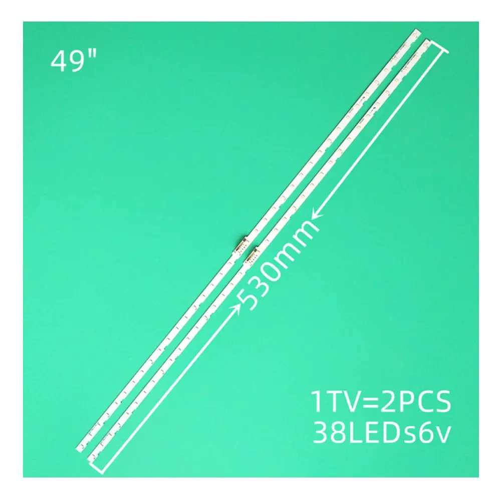 

30pcs/Lot LED backlight for Samsung 49NU7100 UN49NU7100 UE49NU7100 BN96-45953A 45953B AOT_49_NU7300_NU7100 STS49081