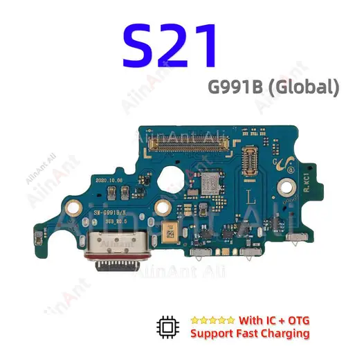 AiinAnt Dock USB Charger Board Connector Charging Port Flex Cable For Samsung Galaxy S21 Ultra Plus FE S21+ G998B G996U G991B - Image 14