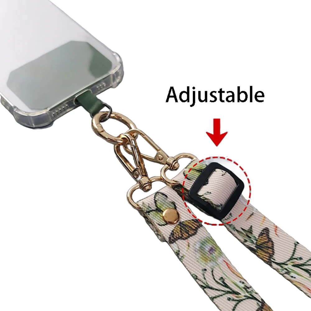 Adjustable Crossbody Phone Lanyard with Anti-Lost Neck Strap