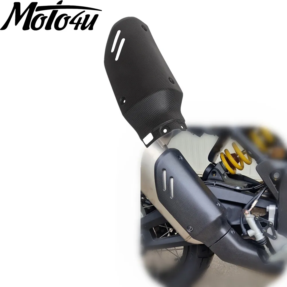 

Обтекатель верхней выхлопной обтекателя мотоцикла из углеродного волокна для Ducati десерtx 2022 2023