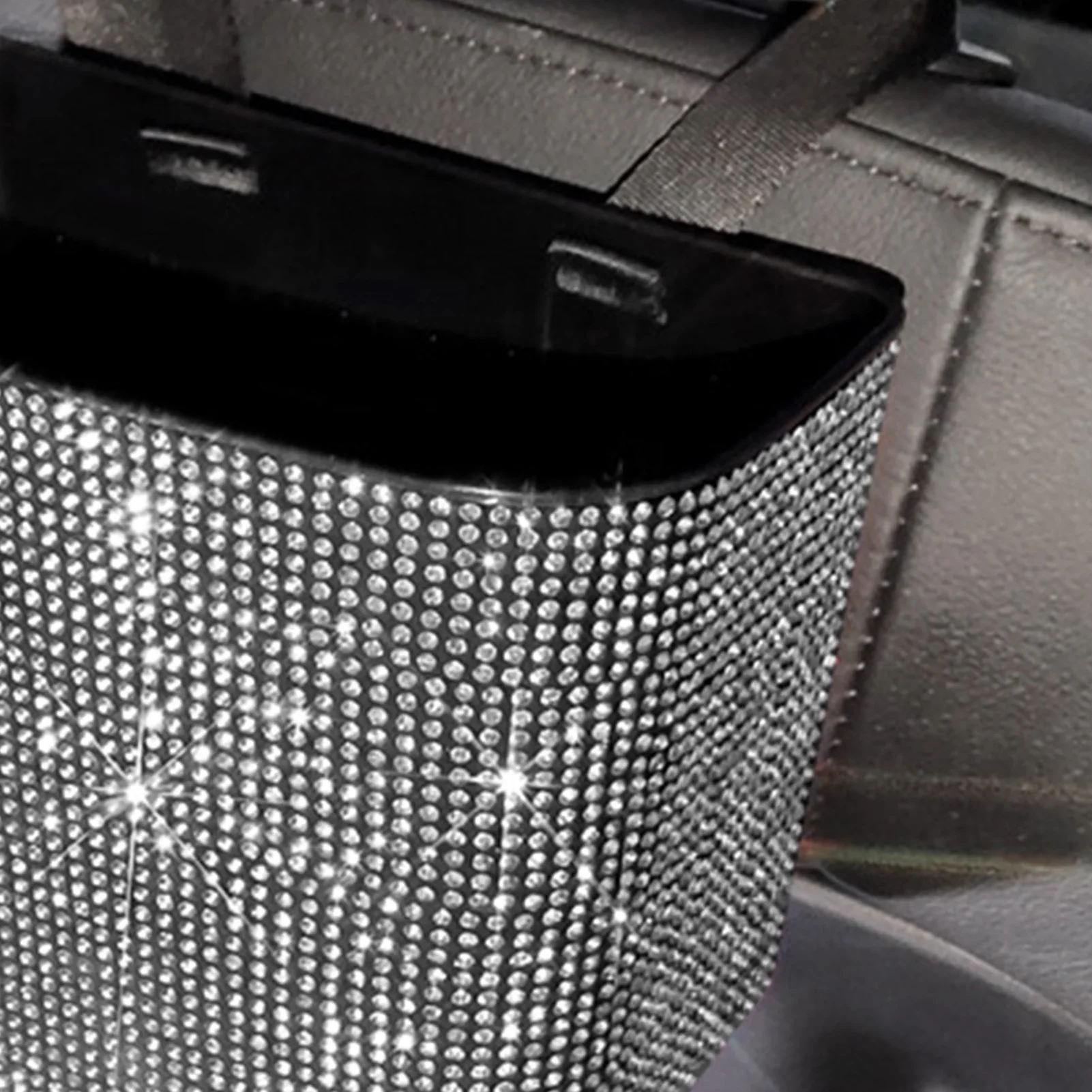 Car Net Pocket Handbag Holder Multi-functional Large Seat Back Travel Caddy Bag Suitable for Storing Various Things 3