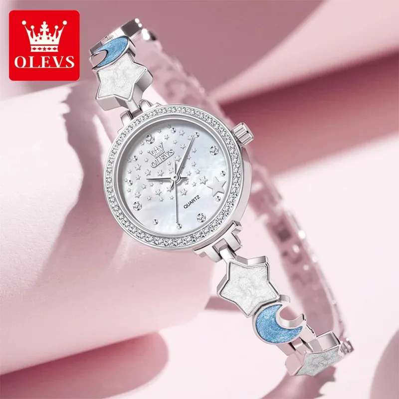 Relojes Mujer Reloj de Cuarzo Resistente al Agua 30M Pulsera de Acero Inoxidable Reloj de Mano de Lujo para Mujer Nuevo Reloj Mujer_voghion.com