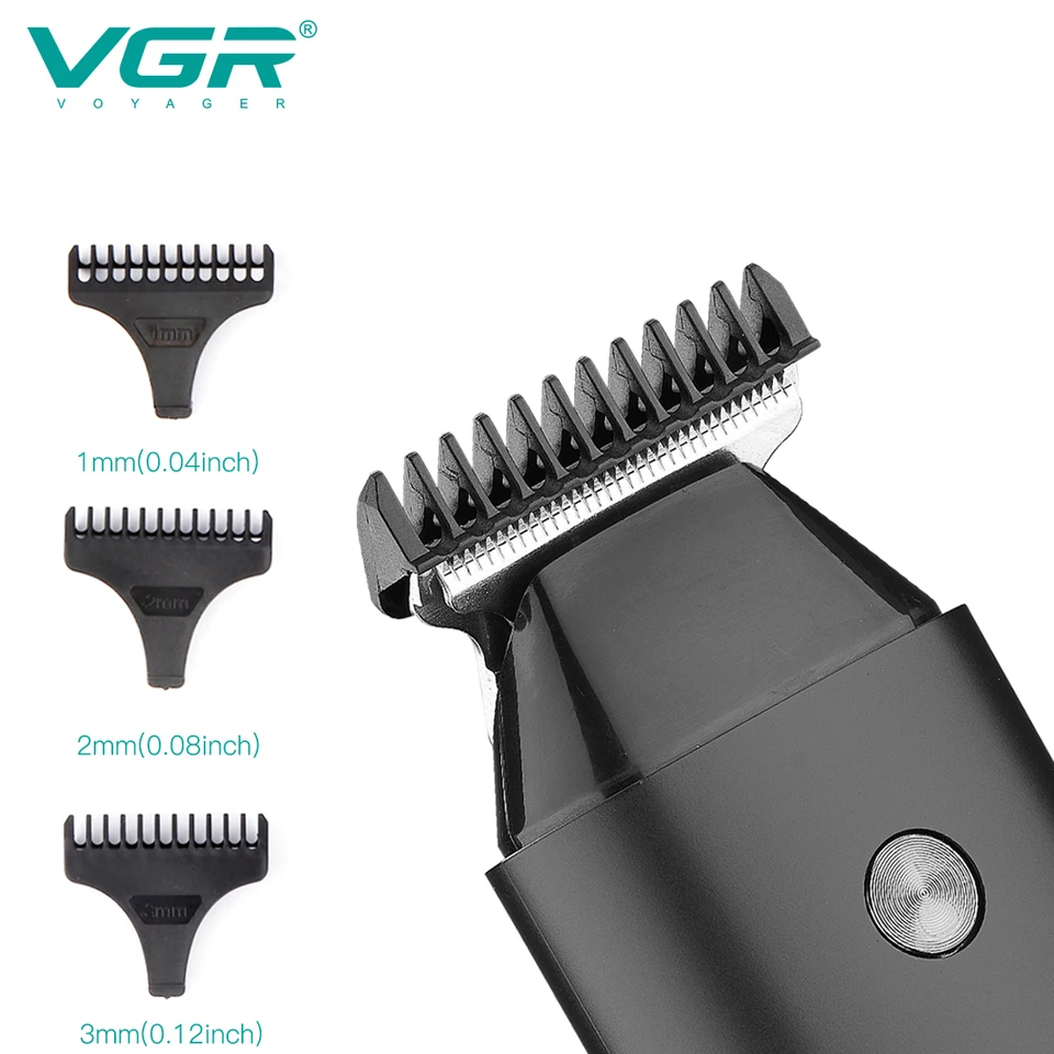VGR Mini Hair Clipper Professional Zero Cutting Machine Electric
