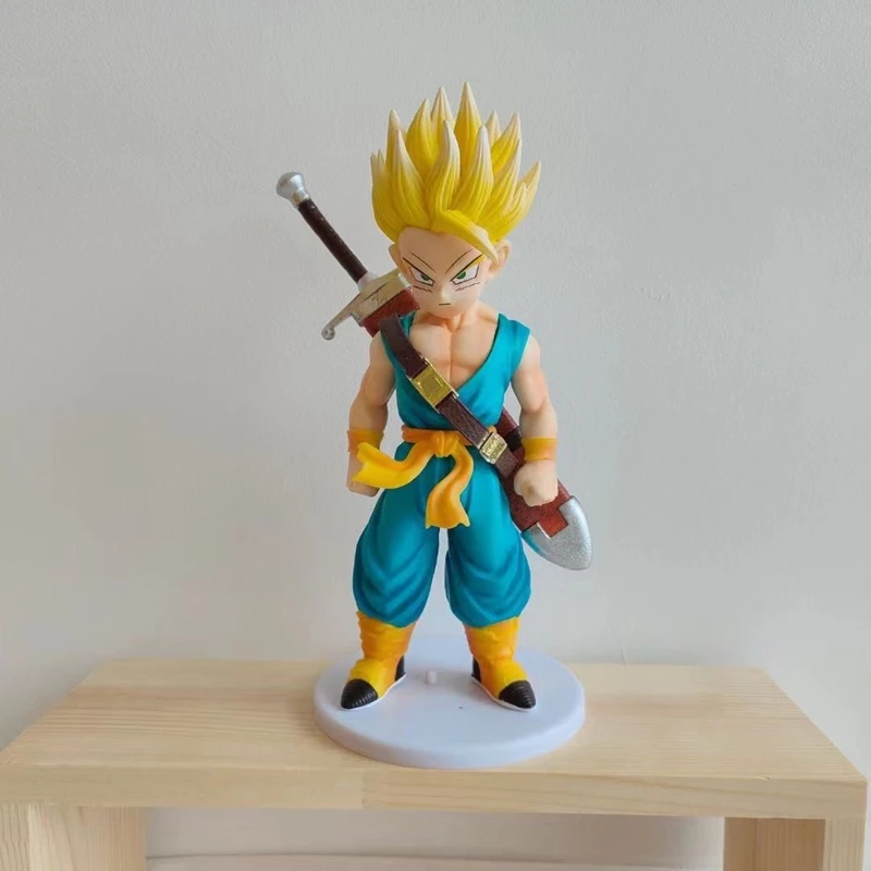 Novo filho goten figura dragon ball z miúdo gotenks troncos super