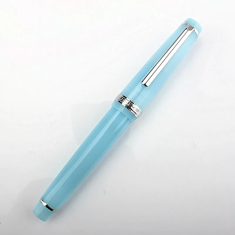 thumbnail image 1 of Acrylic Fountain Pen Model 82 with Golden Trim, Converter, and Nib Options, 1 of 5