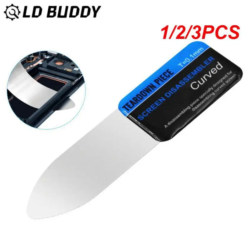 1/2/3PCS Non-slip Thickness 0.1mm Lcd Screen Spudger Comfortable To Use Spring Steel Curved Screen Opener Home Accessories Tools