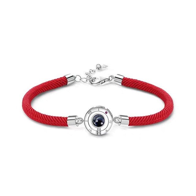 100 Languages“ I Love You ”Couple Bracelets Braided Rope Bracelet  Lover Jewelry Gift  Bangle Bracelet Women Girls
