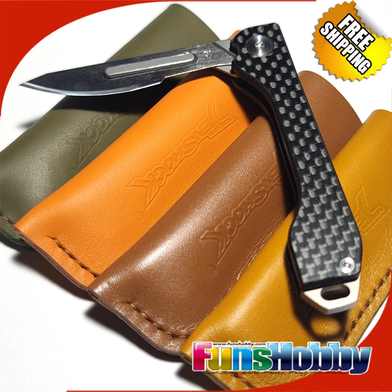 

Карманный мини-нож Tenshock для повседневного использования с 10 сменными лезвиями, портативный, легкий, прочный, острый и удобный