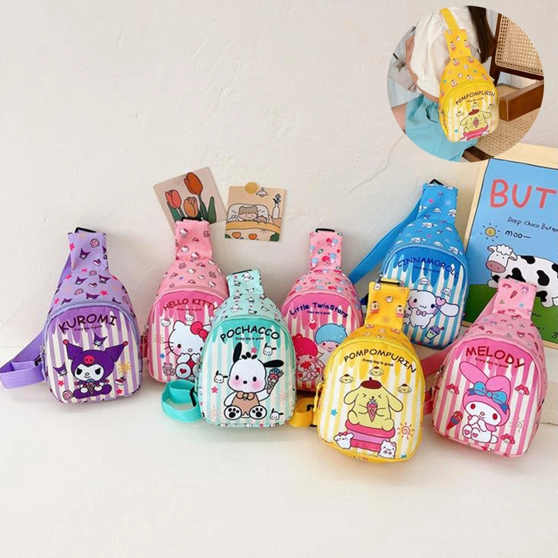 

Детский нагрудный рюкзак с принтом Hello Kitty Sanrio