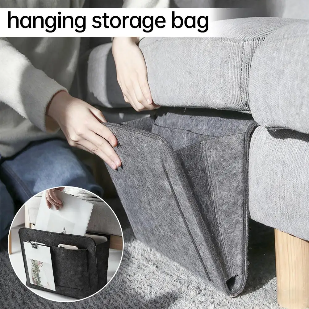 Hängende Aufbewahrungstasche fürs Bett Handy-Fernbedienung Taschentuchbox Nachttisch-Büchertasche Haushaltsartikel-Aufbewahrung ﻿ – Detail 7