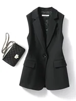 Women’s Lapel Collar Vest Coat 1