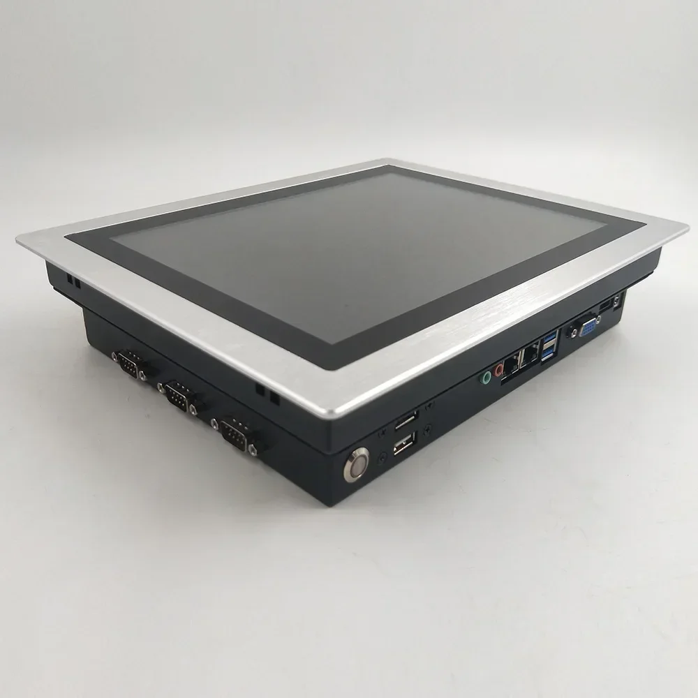 10.4인치 임베디드 터치스크린 올인원 패널 PC 12V DC 재고 산업용 컴퓨터 및 액세서리 USB 오디오 인터페이스