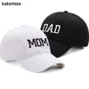 MOM DAD Embroidery Vintage Cotton Men Baseball Cap Women Hat Sport Visors Snapback Cap Breathable Outdoor Sun Hat Dropshipping 3