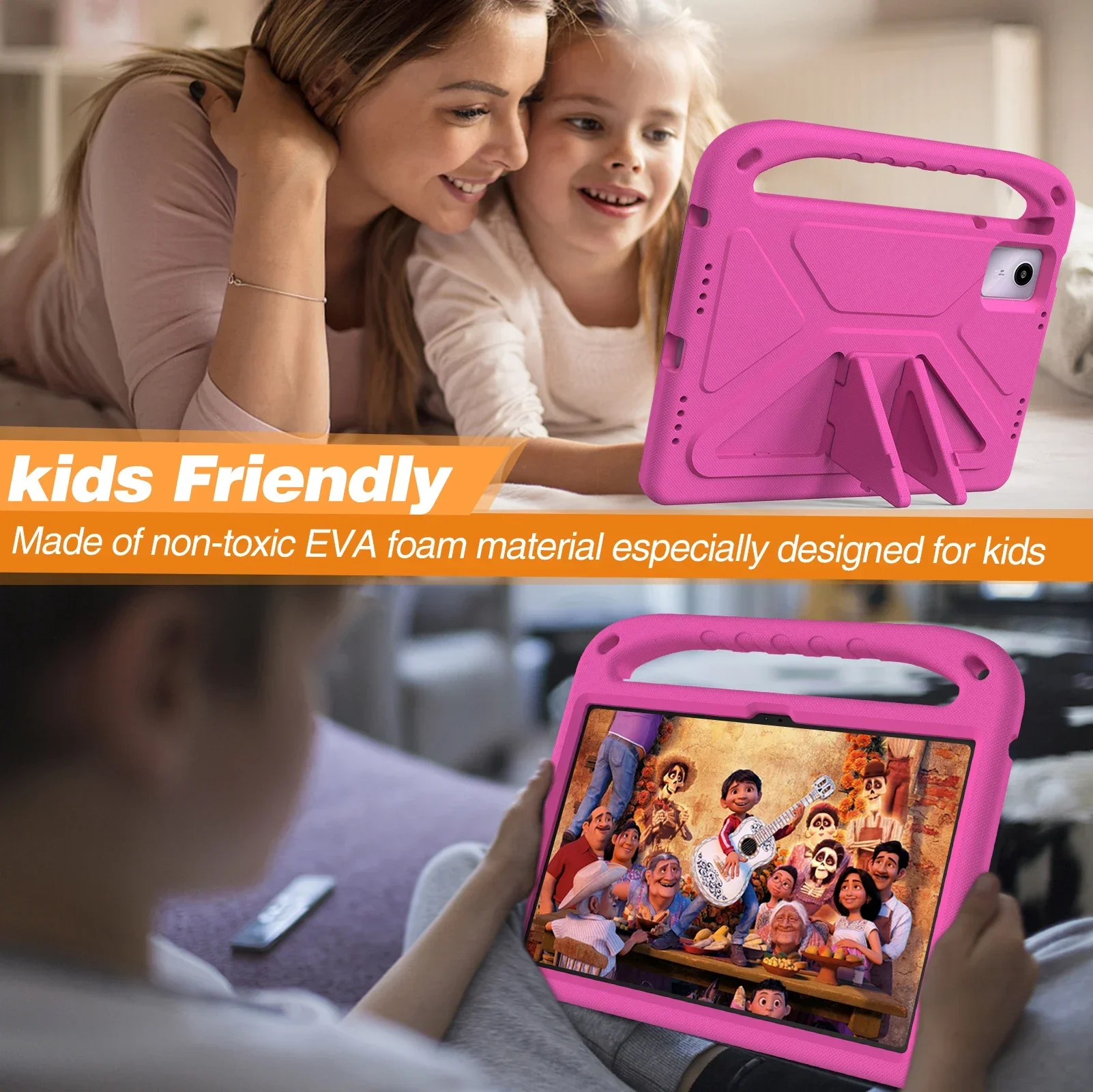 Children's EVA Protective Case for 11 Tablets - Durable Handheld Cover
