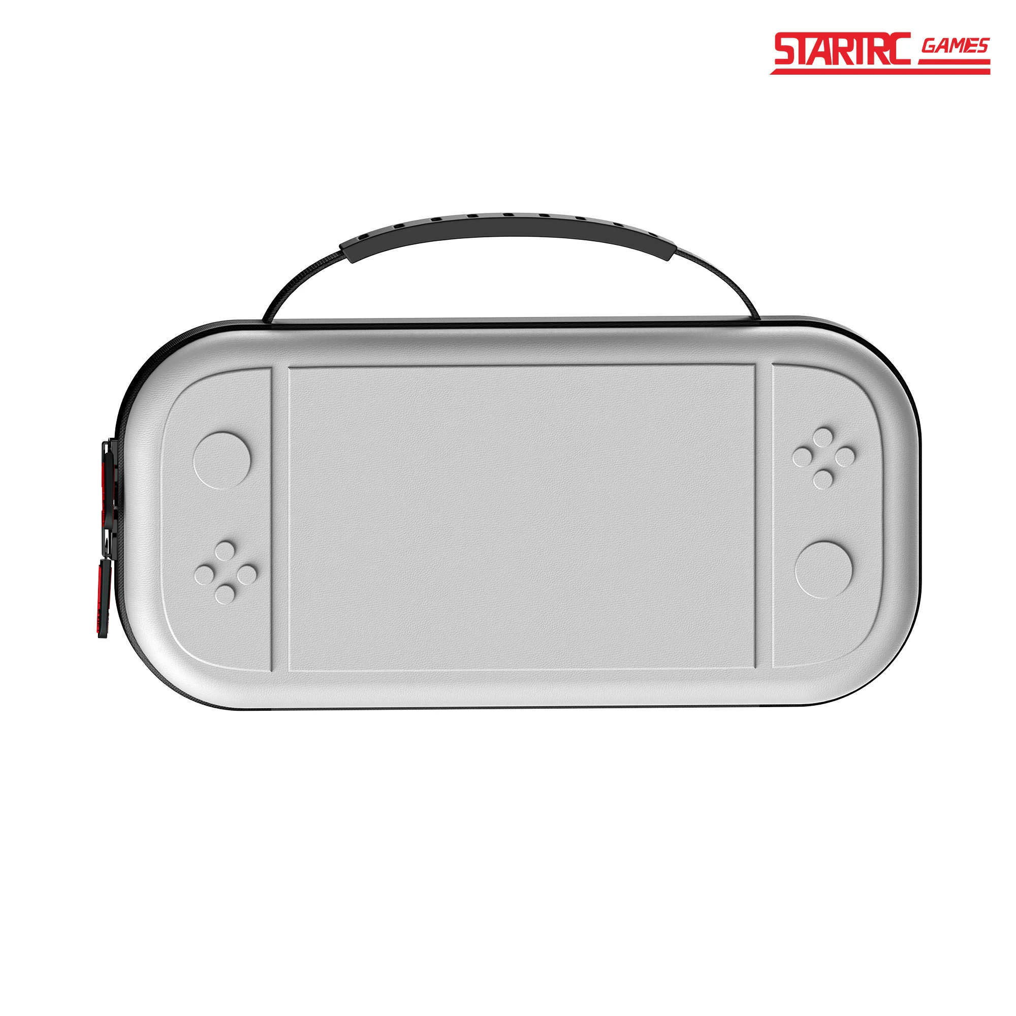 Large Capacity Portable PU Hard Travel Case with Accessory and Game Card Pockets