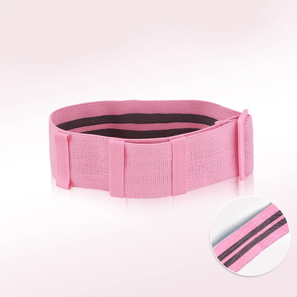 

Adjustable Resistance Band Thickened Yoga Hip Training Band Non-slip Elastic Loop for Women Ladies (Small Resistance, Pink)